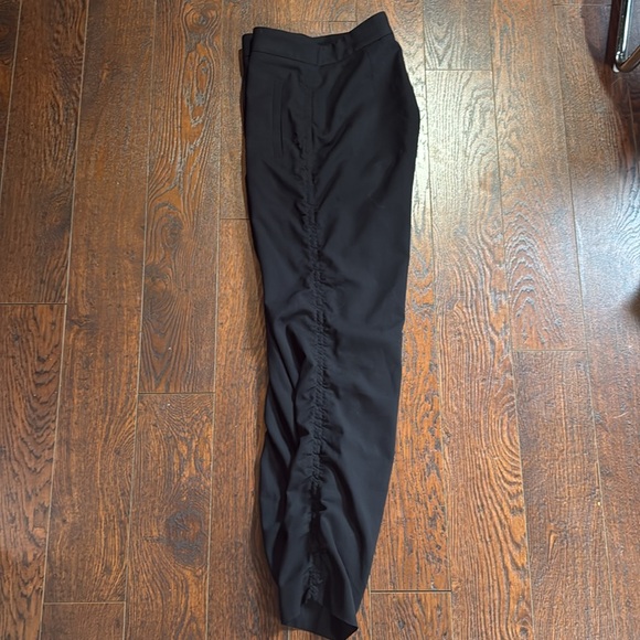 COS Pants with side rouching in black with back zip and pockets-Size 12 - Picture 11 of 12
